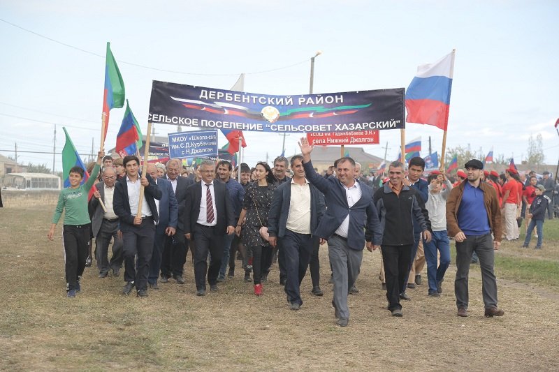 Карта с хазар дербентского района